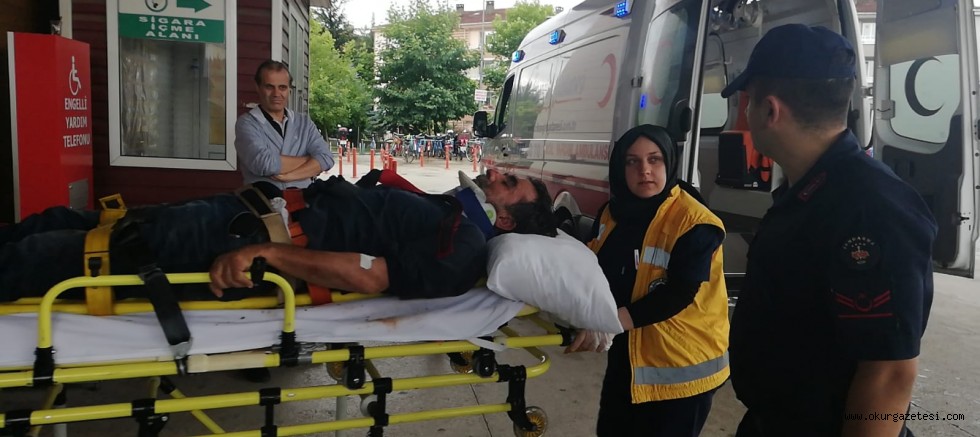 MEZİTLERDE TIR KAZASI; 1 YARALI