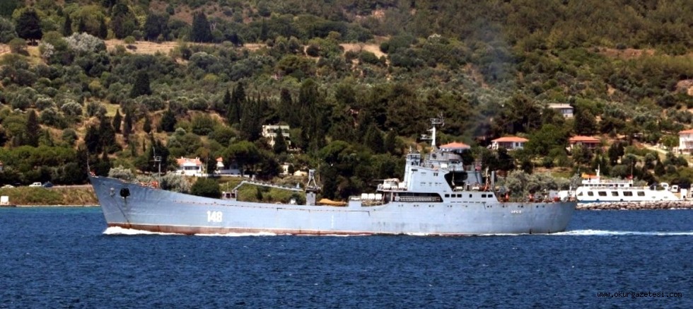 RUS SAVAŞ GEMiSi ÇANNAKKALE BOĞAZI’NDA!