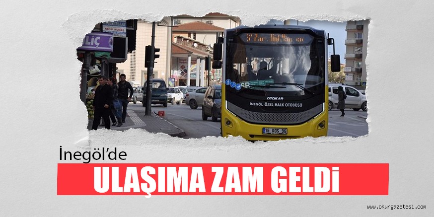ULAŞIMA ZAM GELDi