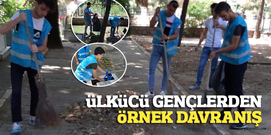 üLKüCü GENÇLERDEN öRNEK DAVRANIŞ