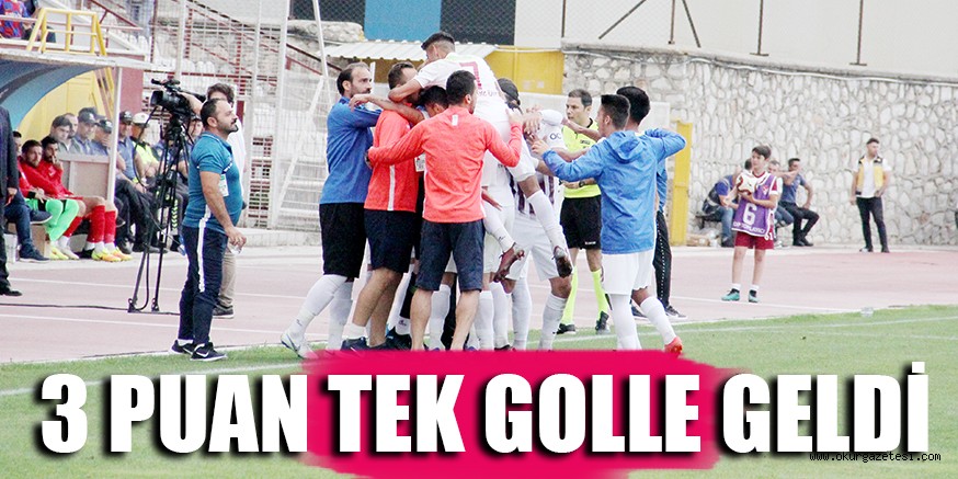 3 PUAN TEK GOLLE GELDİ