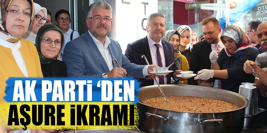 AK PARTi ‘DEN AŞURE iKRAMI