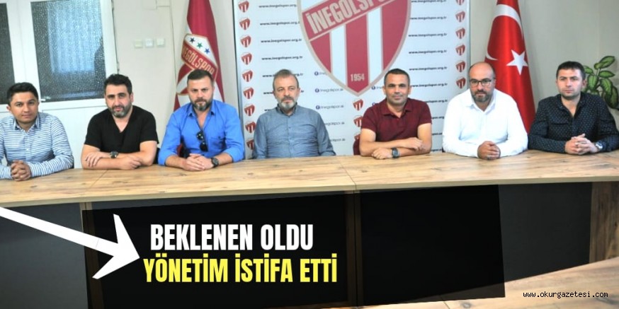 BEKLENEN OLDU YÖNETİM İSTİFA ETTİ