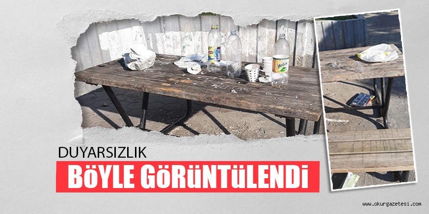 DUYARSIZLIK BöYLE GöRüNTüLENDi