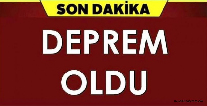 İNEGÖL’DE DEPREM