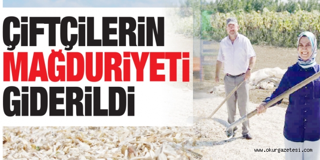 MiLLETVEKiLi GüREL ÇiFTÇiLERiN MAĞDURiYETiNi GiDERDi