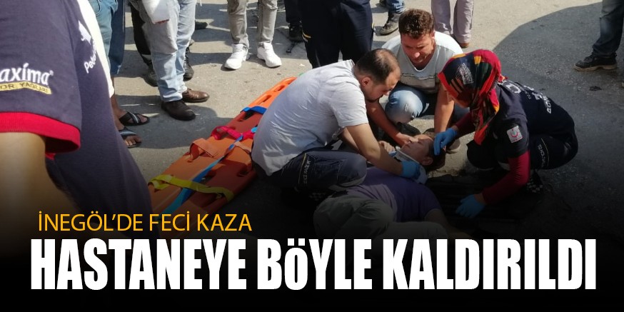 MOTOSİKLET SÜRÜCÜSÜ YARALANDI