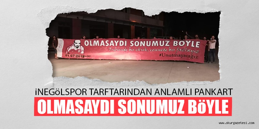 OLMASAYDI SONUMUZ BöYLE