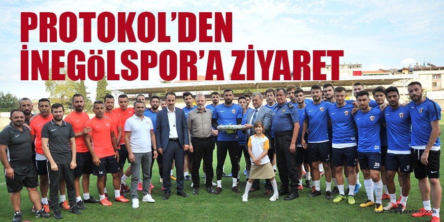 PROTOKOL’DEN İNEGöLSPOR’A ZİYARET