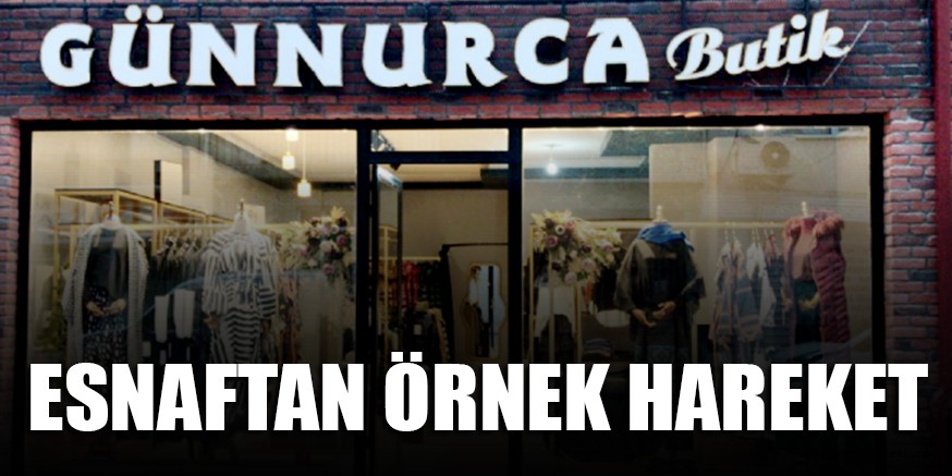 ESNAFTAN ÖRNEK HAREKET