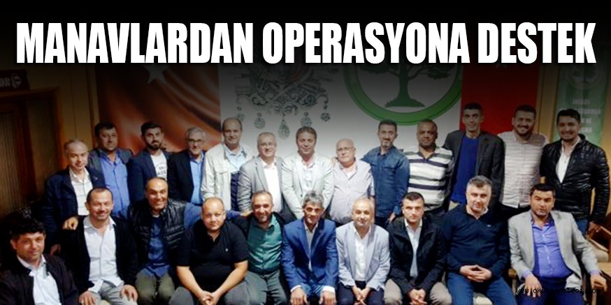 MANAVLARDAN OPERASYONA DESTEK