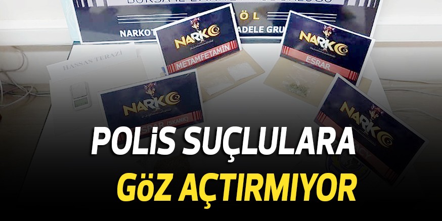 POLiS SUÇLULARA GöZ AÇTIRMIYOR