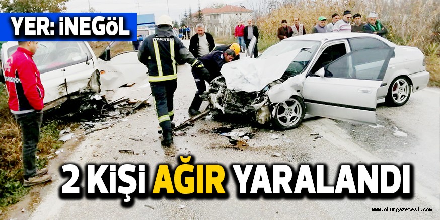 2 KiŞi AĞIR YARALANDI