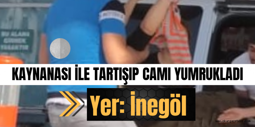 CAMI YUMRUKLAYAN KADIN HASTANELİK OLDU