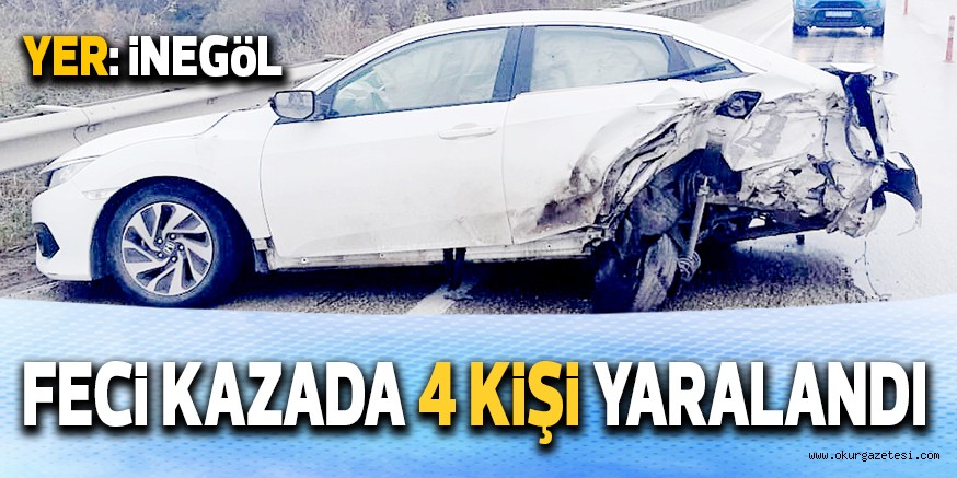 FECi KAZADA  4 KiŞi YARALANDI