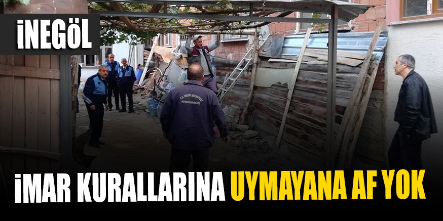 iMAR KURALLARINA UYMAYANA AF YOK