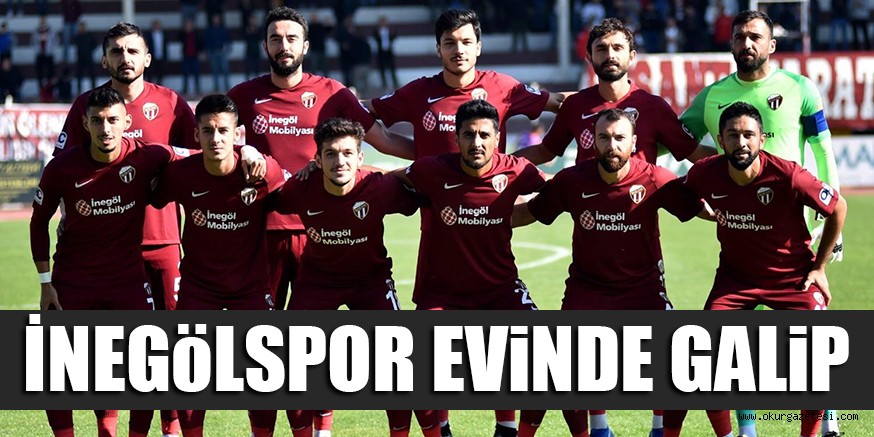 İNEGöLSPOR EViNDE GALiP