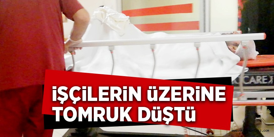 iŞÇiLERiN üZERiNE TOMRUK DüŞTü