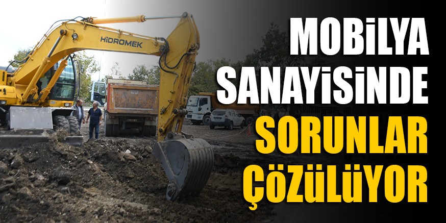 MOBiLYA SANAYiSiNDE OTOPARK VE ÇAMUR SORUNU ÇöZüLüYOR