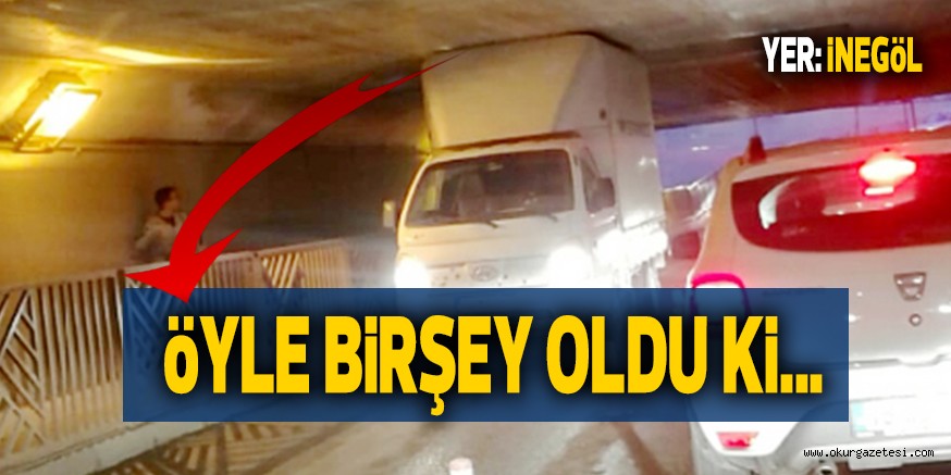 SüLEYMANiYE ALT GEÇiTi’NDE SIKIŞTI