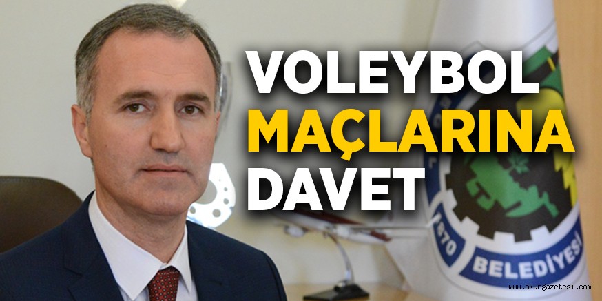 VOLEYBOL MAÇLARINA DAVET
