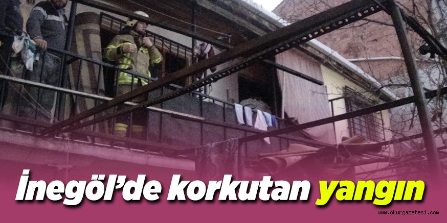 Baca yangını korkuttu