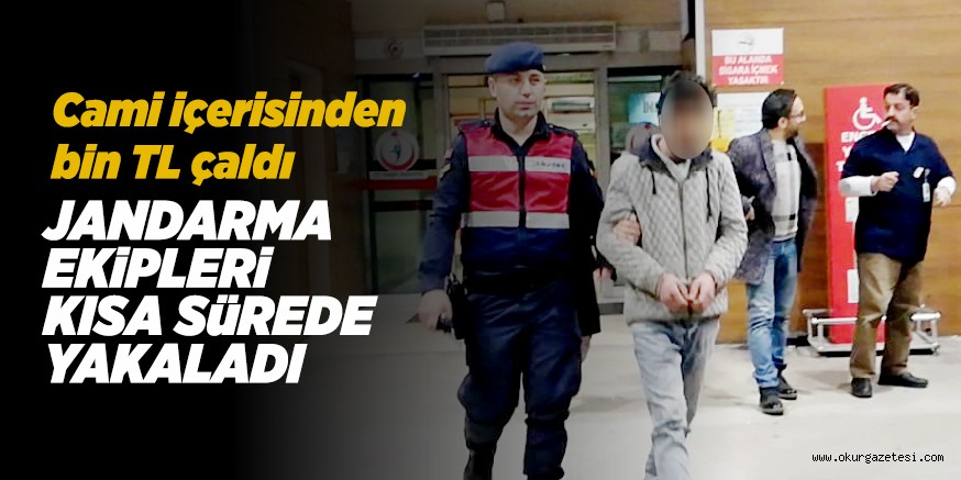 CAMİ İÇİNDEN PARA ÇALDI