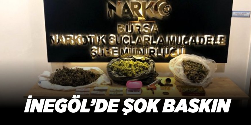 İNEGÖL’DE ŞOK BASKIN