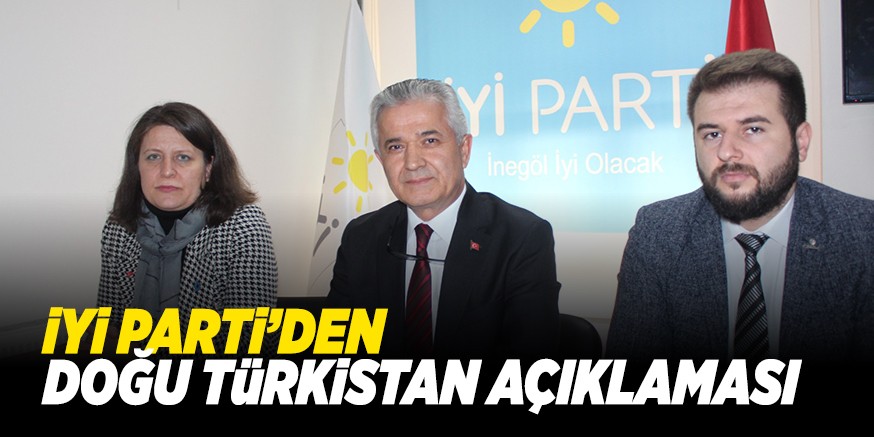 iYi PARTi’DEN DOĞU TüRKiSTAN AÇIKLAMASI