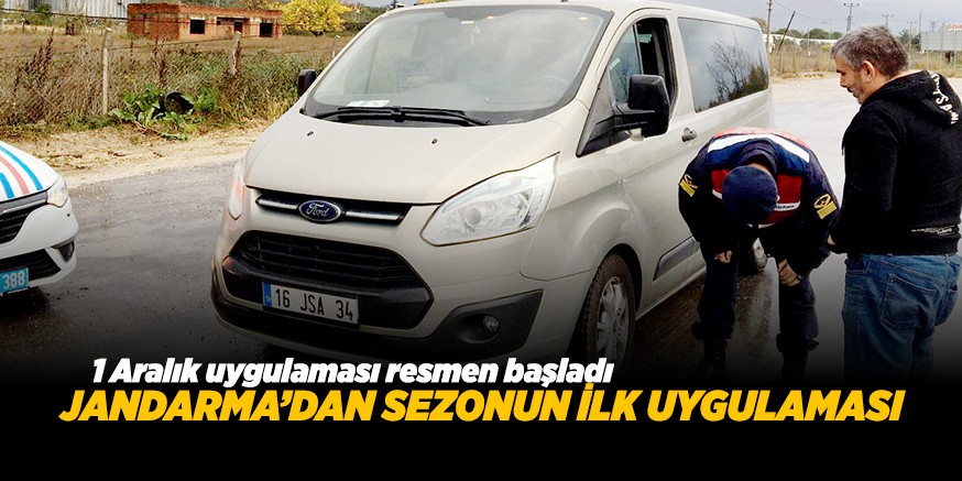 JANDARMA’DAN KIŞ LASTiĞi UYGULAMASI