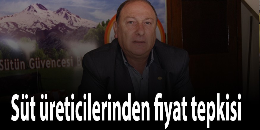 Süt üreticilerinden fiyat tepkisi