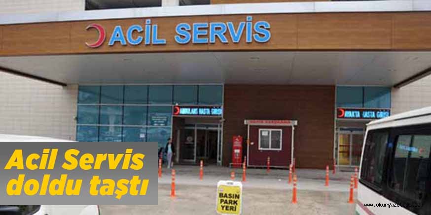 Acil Servis doldu taştı