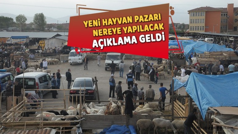 Alper Taban Yeni Hayvan Pazarının yerini açıkladı