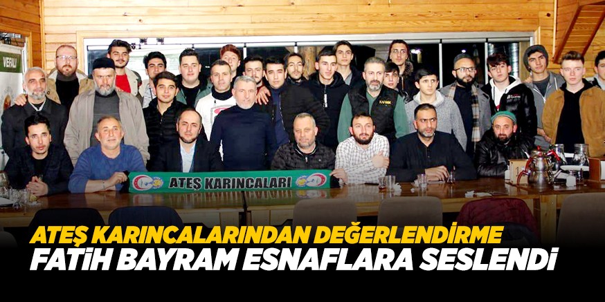 Ateş karıncaları yemekte buluştu