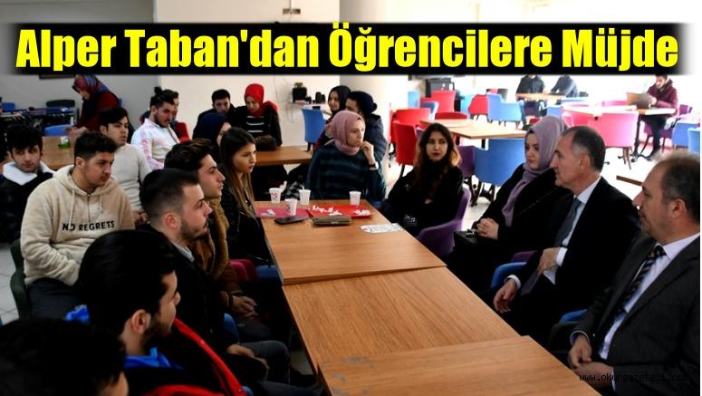 Belediyeden üniversite öğrencilerine müjde