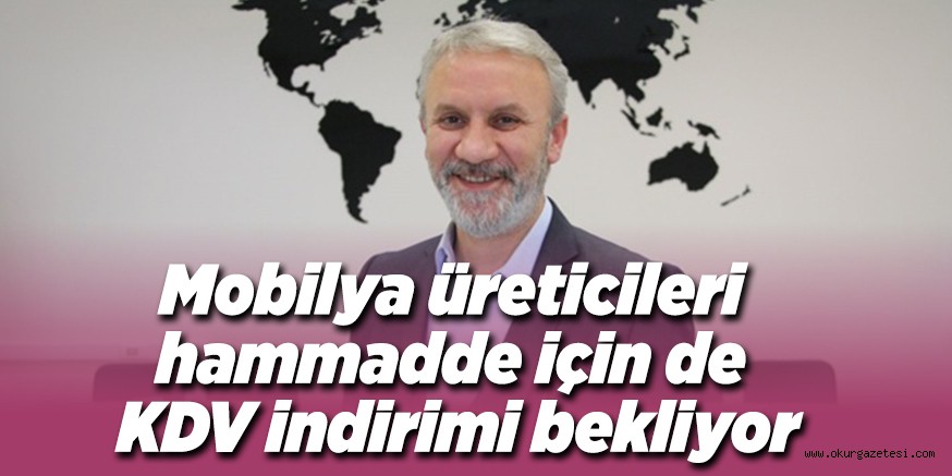 Mobilya üreticileri hammadde için de KDV indirimi bekliyor
