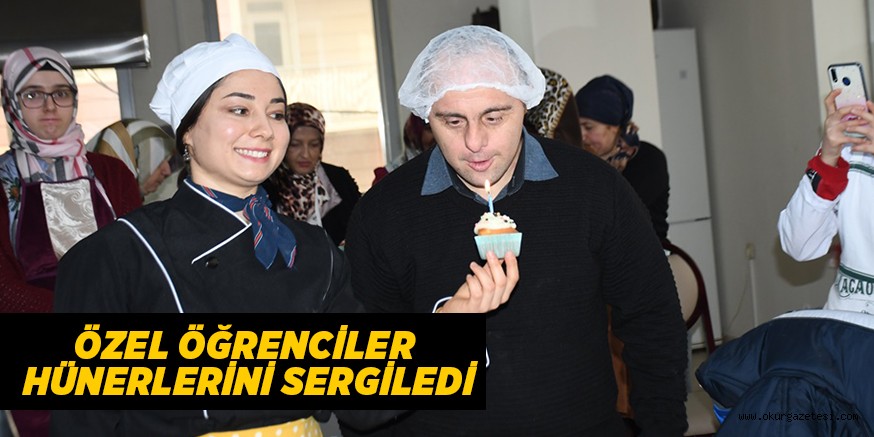 öZEL öĞRENCiLER HüNERLERiNi SERGiLEDi