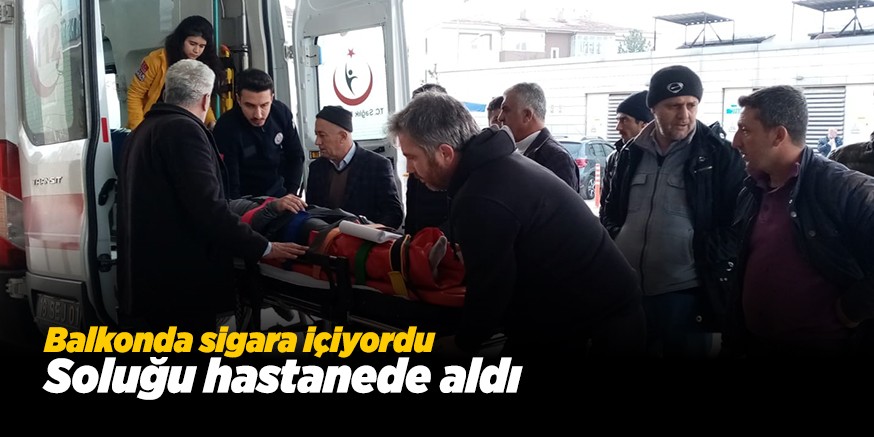 SiGARA iÇERKEN BALKONDAN DüŞTü