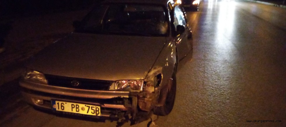 Alanyurt yolunda kaza