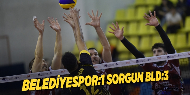 BELEDİYESPOR:1 SORGUN BLD:3