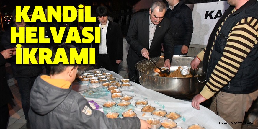 İNEGÖL BELEDİYESİ’NDEN KANDİL HELVASI İKRAMI