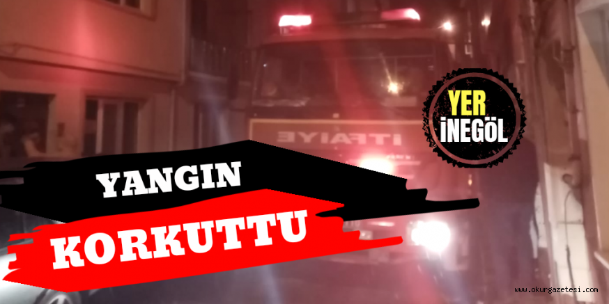 İNEGÖL’DE BACA YANGINI