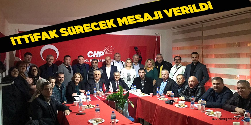 iTTiFAK SüRECEK	MESAJI VERiLDi