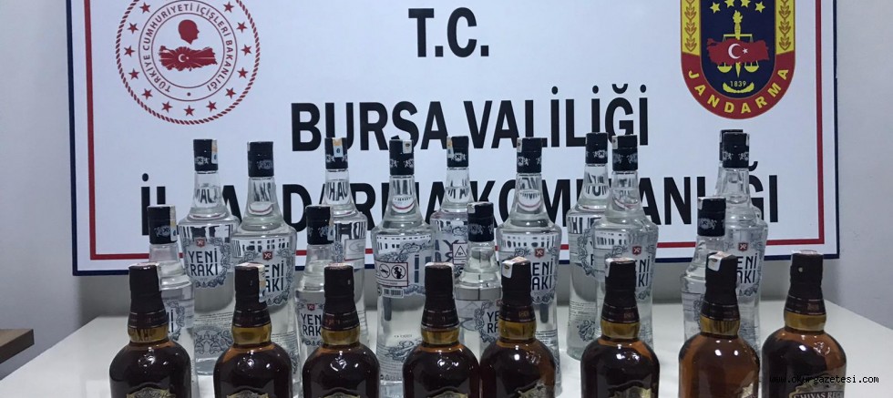 Kaçak alkol sevkiyatına baskın