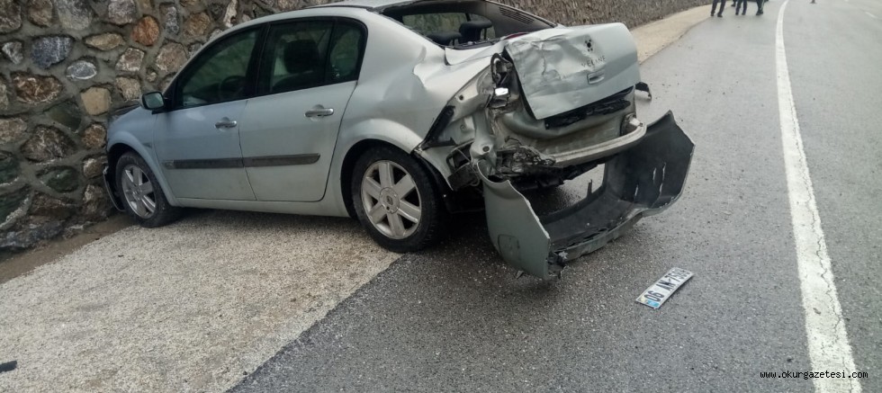 Mezitlerde feci kaza