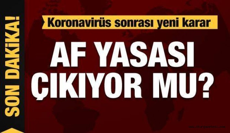 Af yasası geliyor mu?