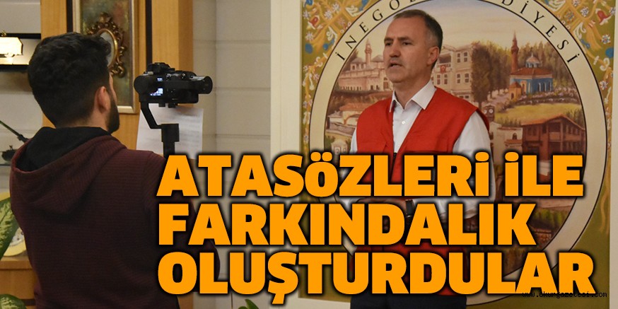 Atasözleri ile coronavirüse karşı tedbir farkındalığı oluşturmak istediler