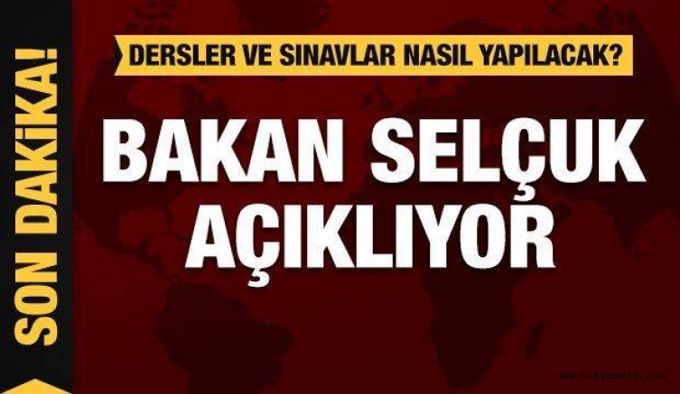 Bakan Selçuk ders saatleri ve sürelerini açıkladı!