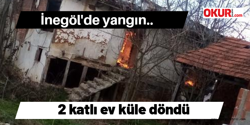 BAYRAMŞAH KÖYÜNDE YANGIN