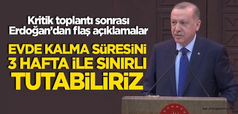 Cumhurbaşkanı Erdoğan alınan tedbirler ve ekonomik destekleri açıkladı!